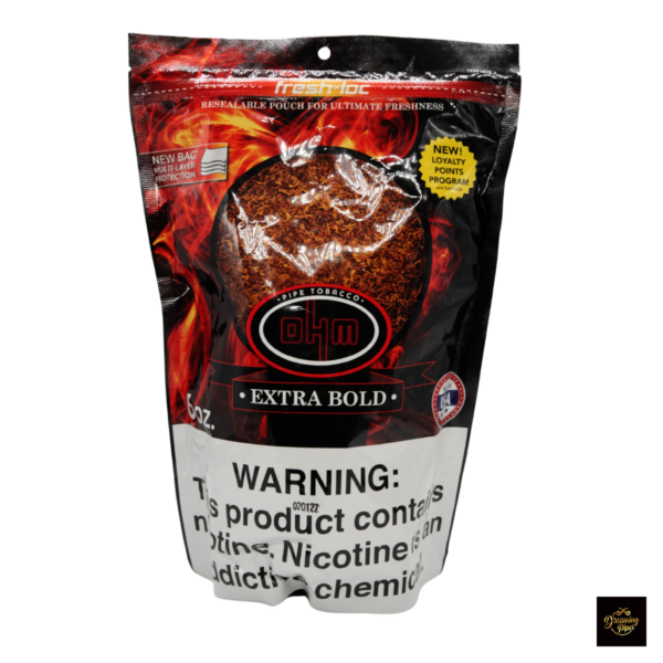 Ohm Extra Bold Pipe Tobacco 6oz Bag