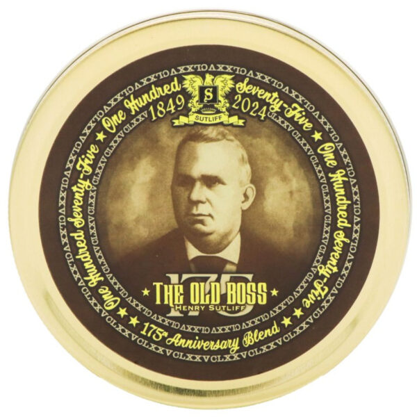 Sutliff 175th Anniversary The Old Boss Pipe Tobacco