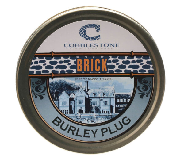 Cobblestone Brick Burley Plug 1.75oz Pipe Tobacco