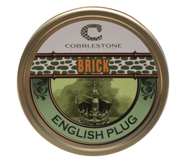 Cobblestone Brick English Plug 1.75oz Pipe Tobacco