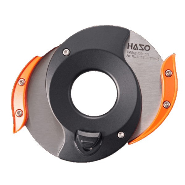 Haso Taiji Cigar Cutter Black and Orange - Image 2