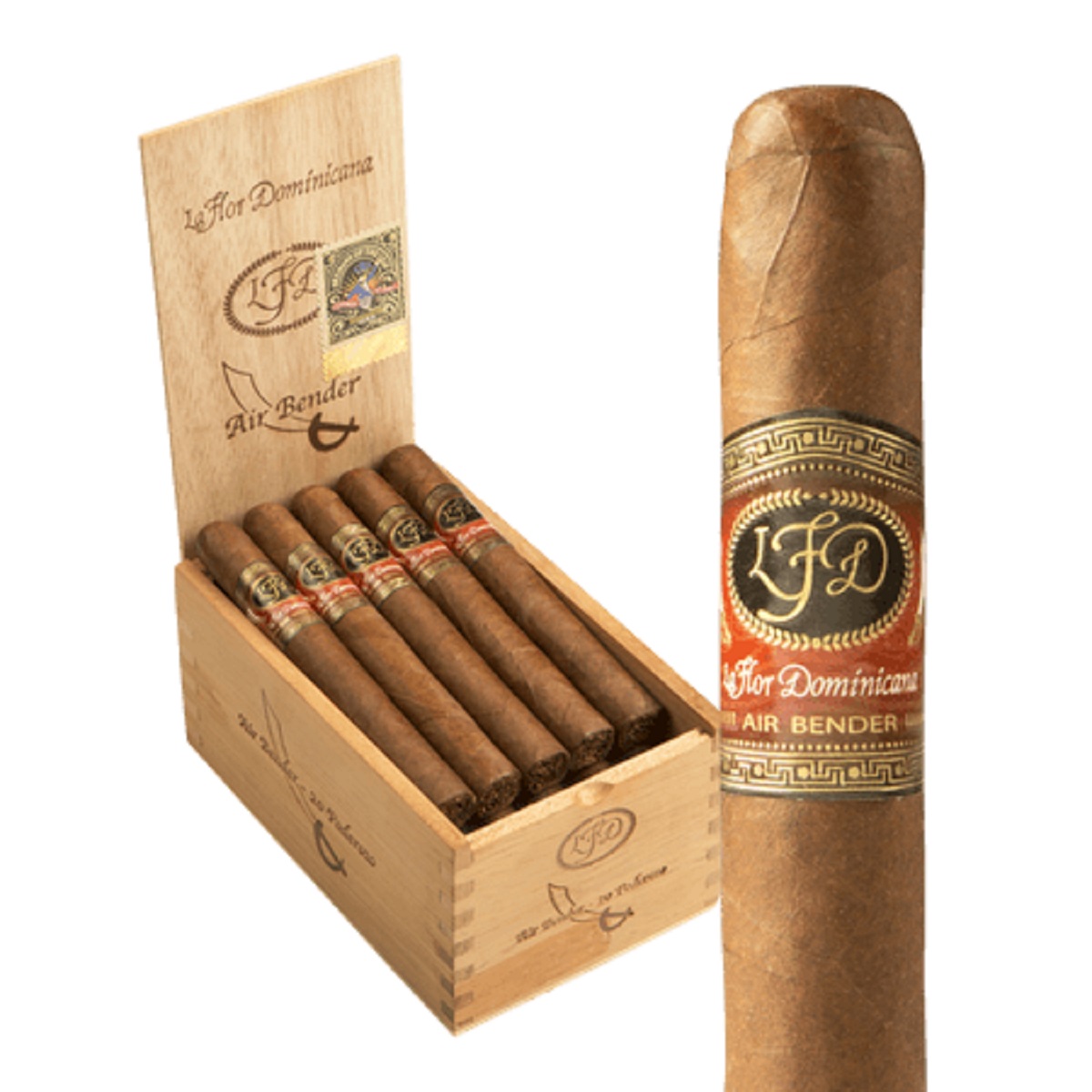 La Flor Dominicana Air Bender Poderoso (5.5" x 44)