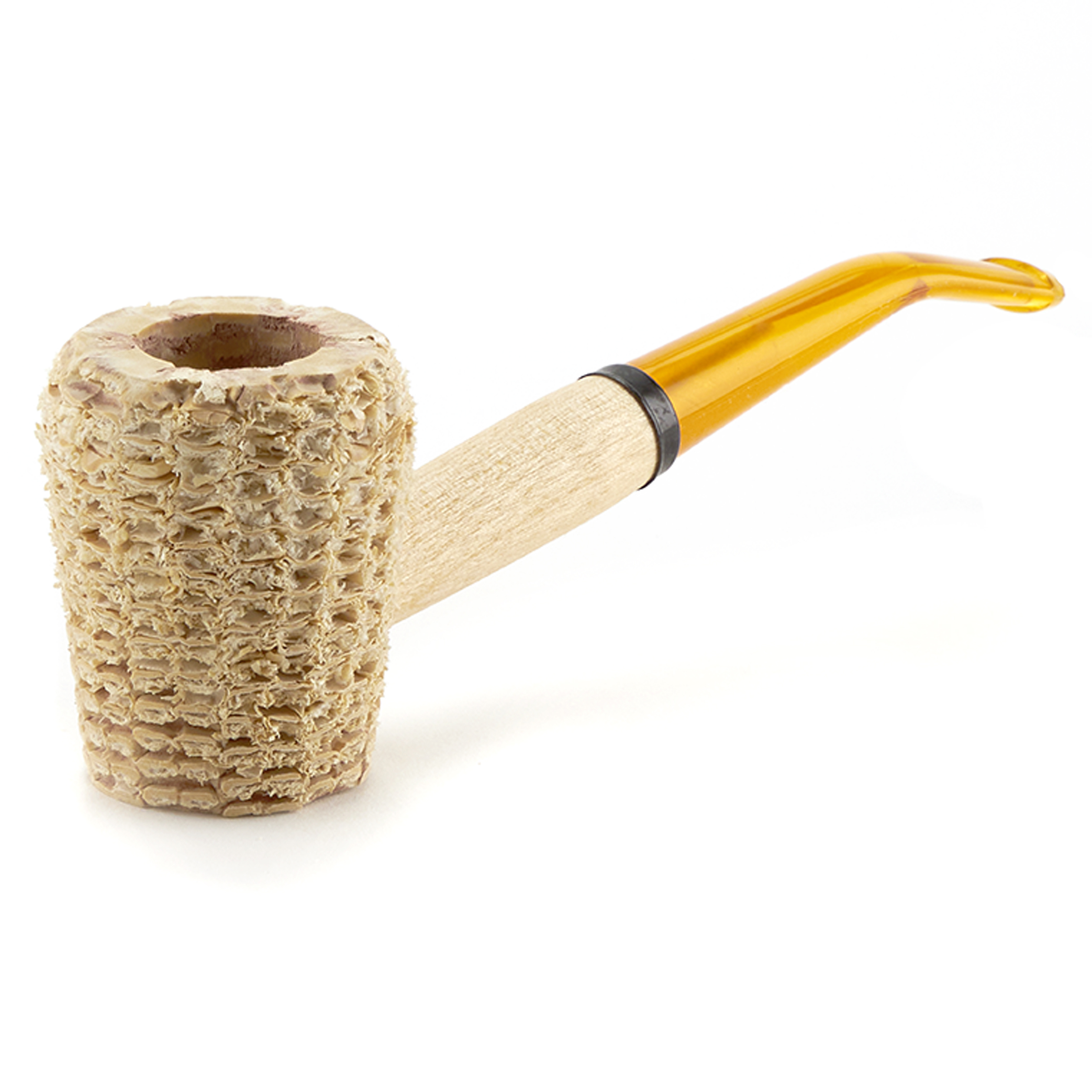 Natural Rob Roy Corn Cob Pipe Bent