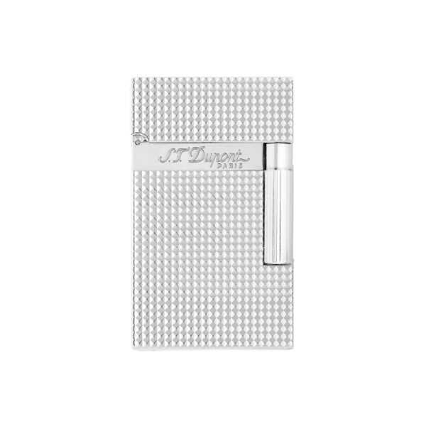 S.T. DUPONT Ligne 2 Diamond Head Lighter Silver