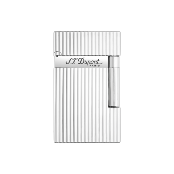 S.T. DUPONT Ligne 2 Guilloche Lighter Silver