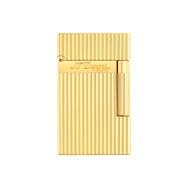S.T. DUPONT Ligne 2 Guilloche Lighter Gold