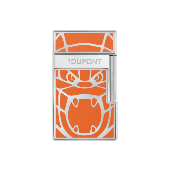 S.T. DUPONT Biggy Lacquered Lighter Orange