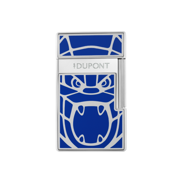 S.T. DUPONT Biggy Lacquered Lighter Blue