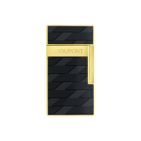 S.T. DUPONT Biggy Lacquered Lighter Monogram 1872 Black