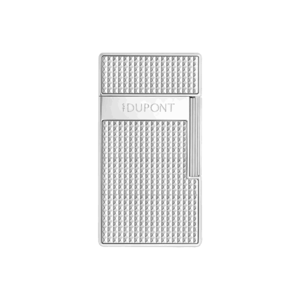 S.T. DUPONT Biggy Diamond Head Lighter Silver