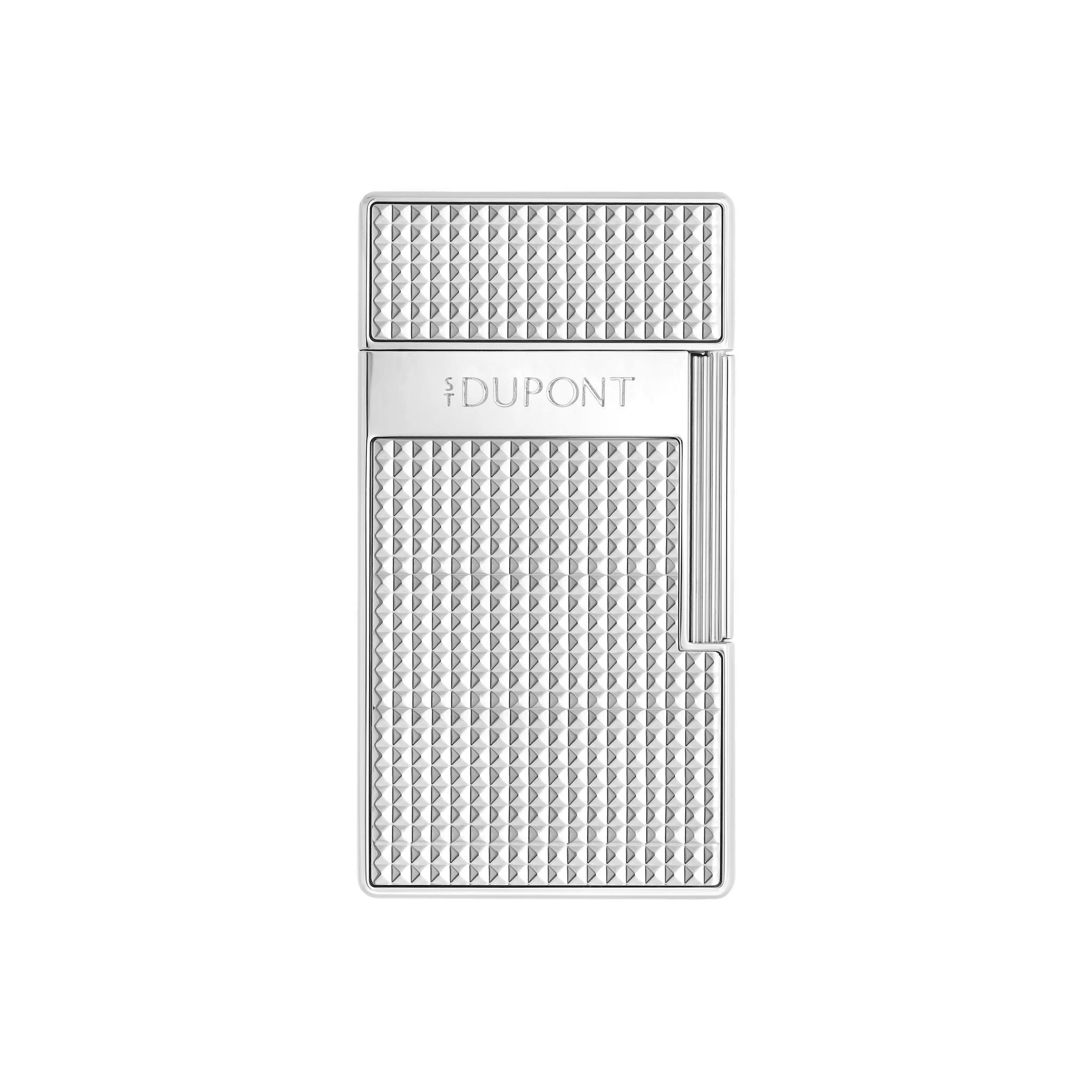 S.T. DUPONT Biggy Diamond Head Lighter Silver