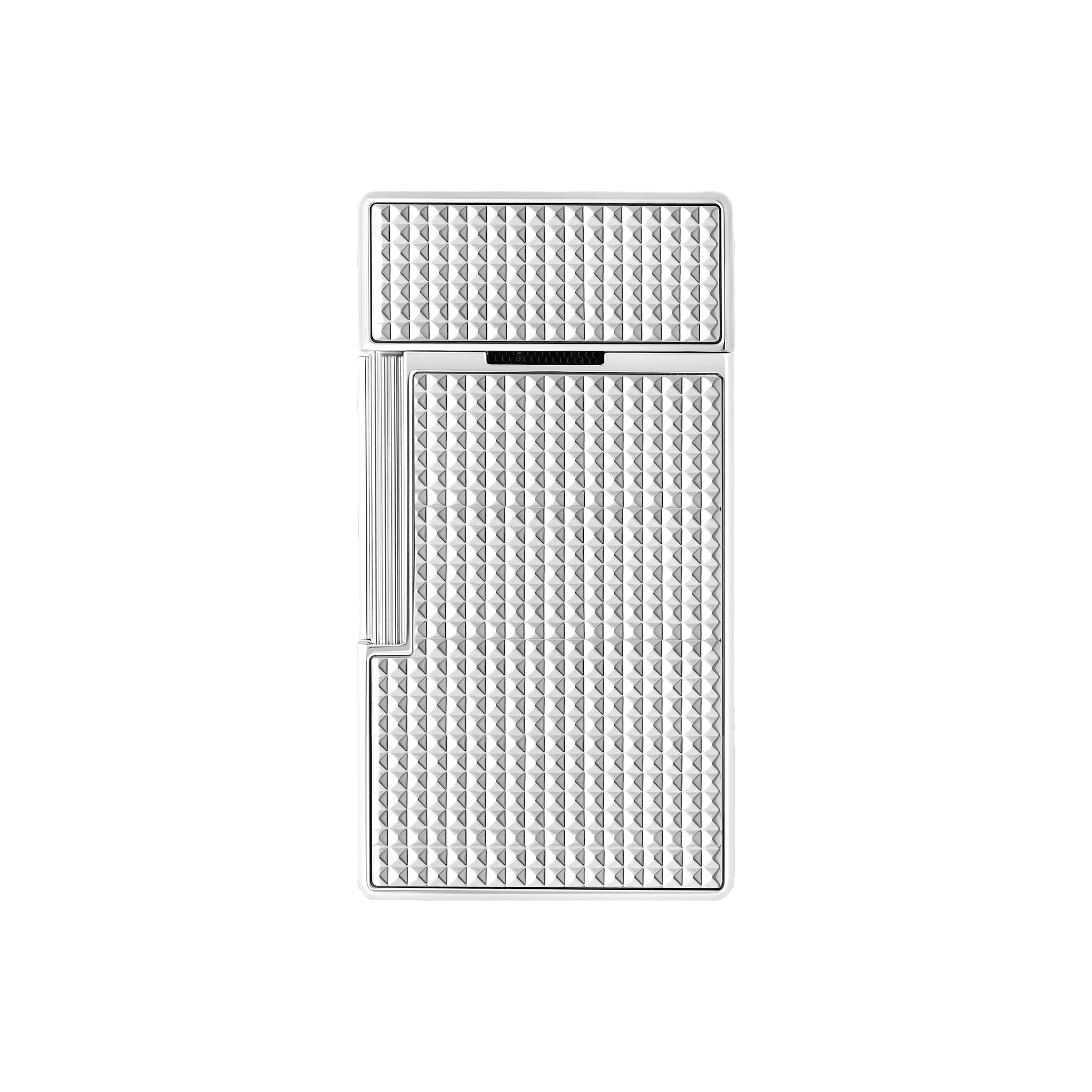 S.T. DUPONT Biggy Diamond Head Lighter Silver - Image 3