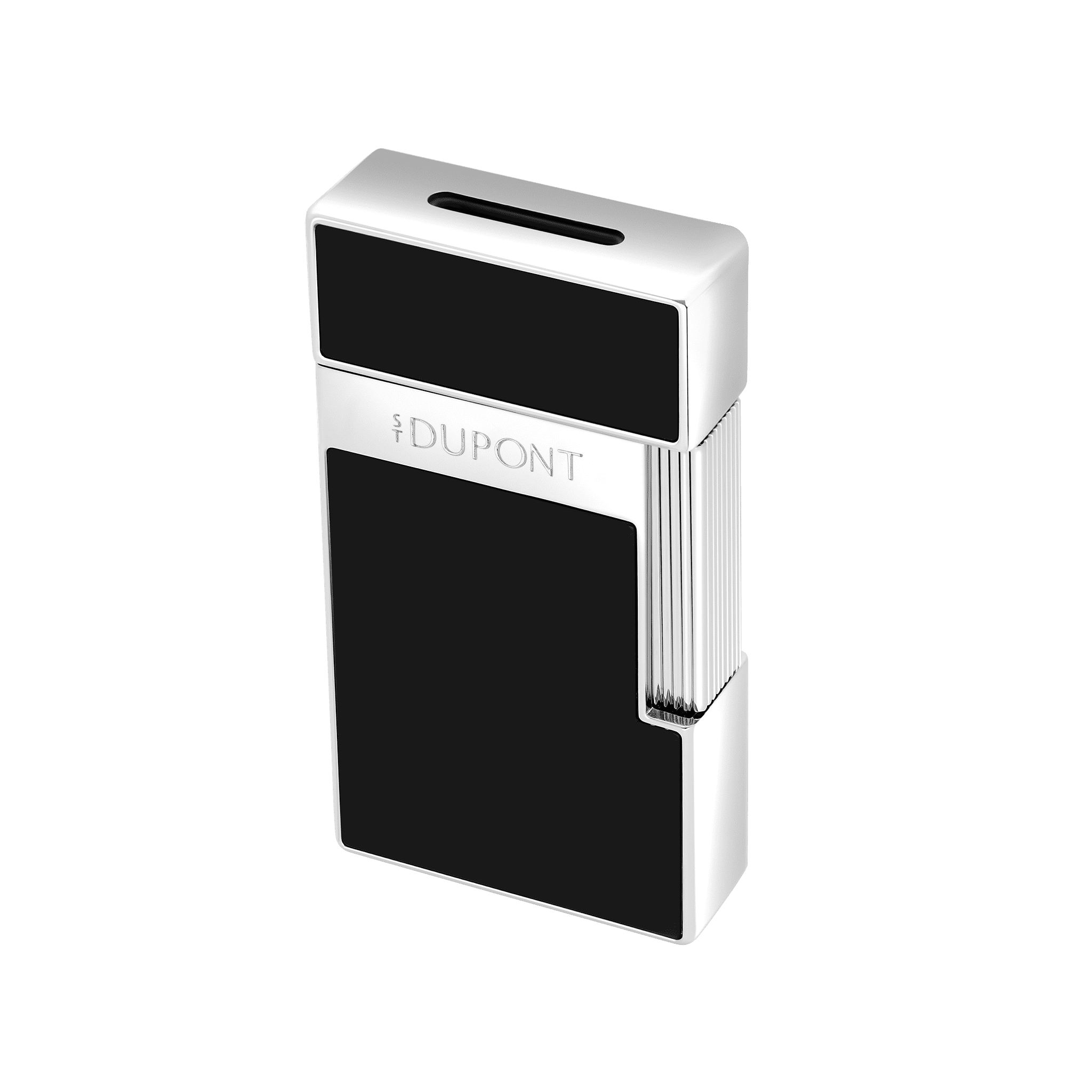 S.T. DUPONT Biggy Lacquered Lighter Silver - Image 4