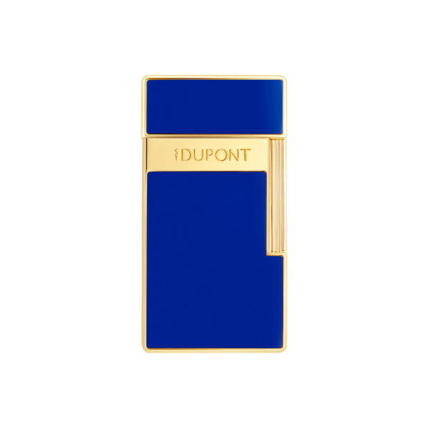 S.T. DUPONT Biggy Lacquered Lighter Indigo Blue