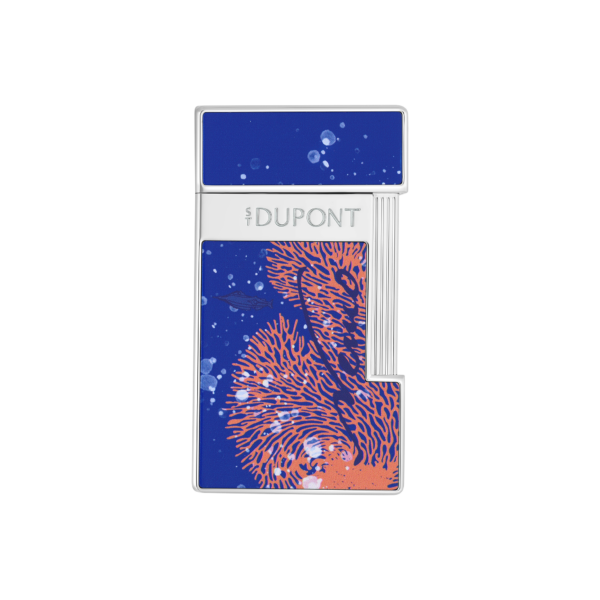 S.T. DUPONT Slimmy Lacquered Lighter 20'000 Leagues Under The Seas Royal Blue