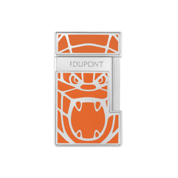 S.T. DUPONT Slimmy Lacquered Lighter Orange