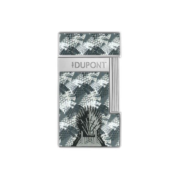 S.T. DUPONT Slimmy Lacquered Lighter Game Of Thrones Light Gray
