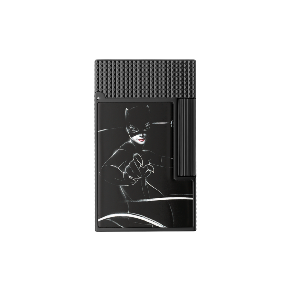 S.T. DUPONT Ligne 2 Lacquered Lighter Catwoman Black