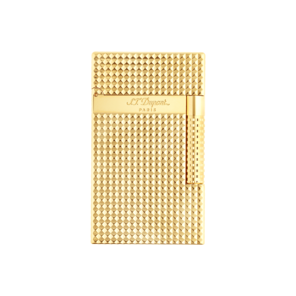 S.T. DUPONT Le Grand Dupont Diamond Head Lighter Golden