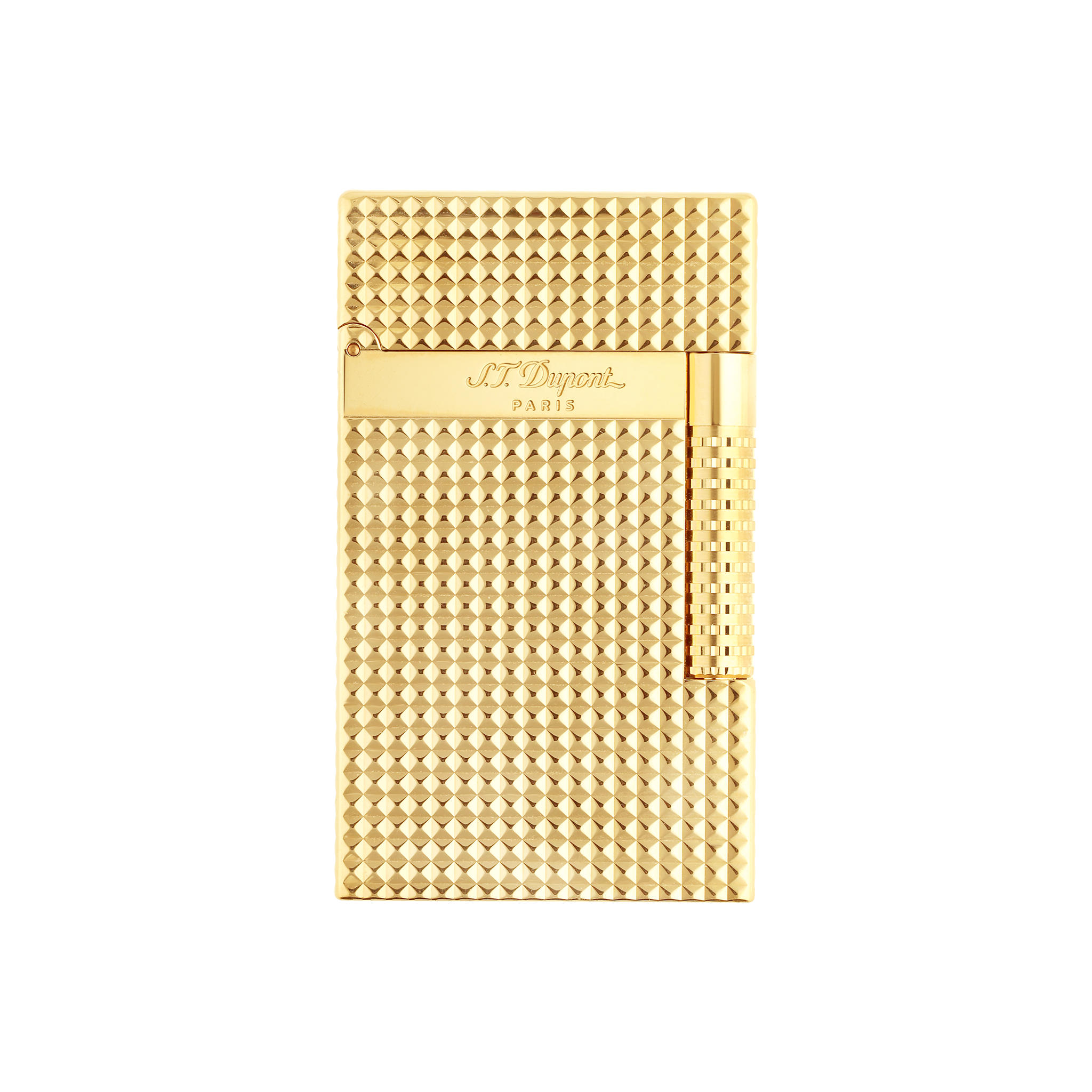 S.T. DUPONT Le Grand Dupont Diamond Head Lighter Golden