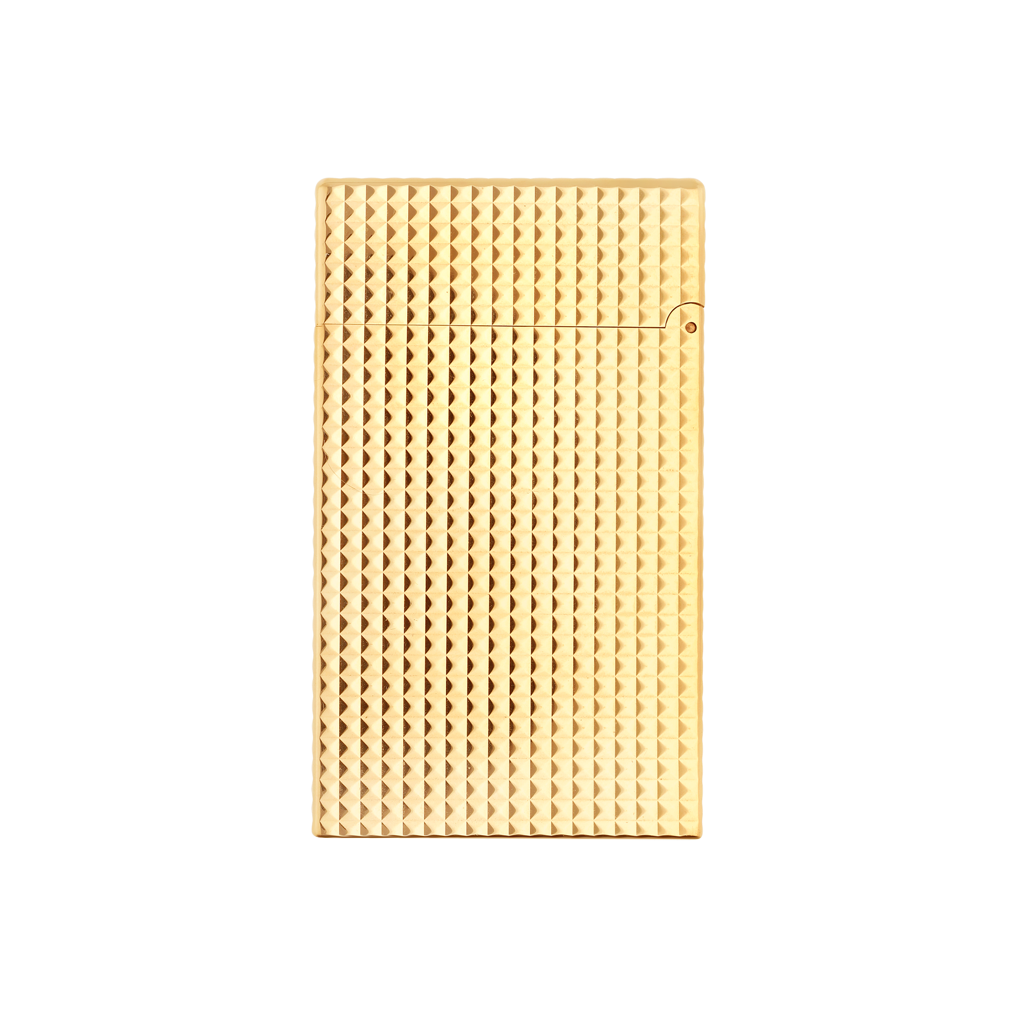 S.T. DUPONT Le Grand Dupont Diamond Head Lighter Golden - Image 3