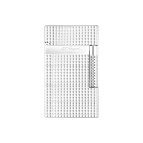 S.T. DUPONT Le Grand Dupont Diamond Head Lighter Silver