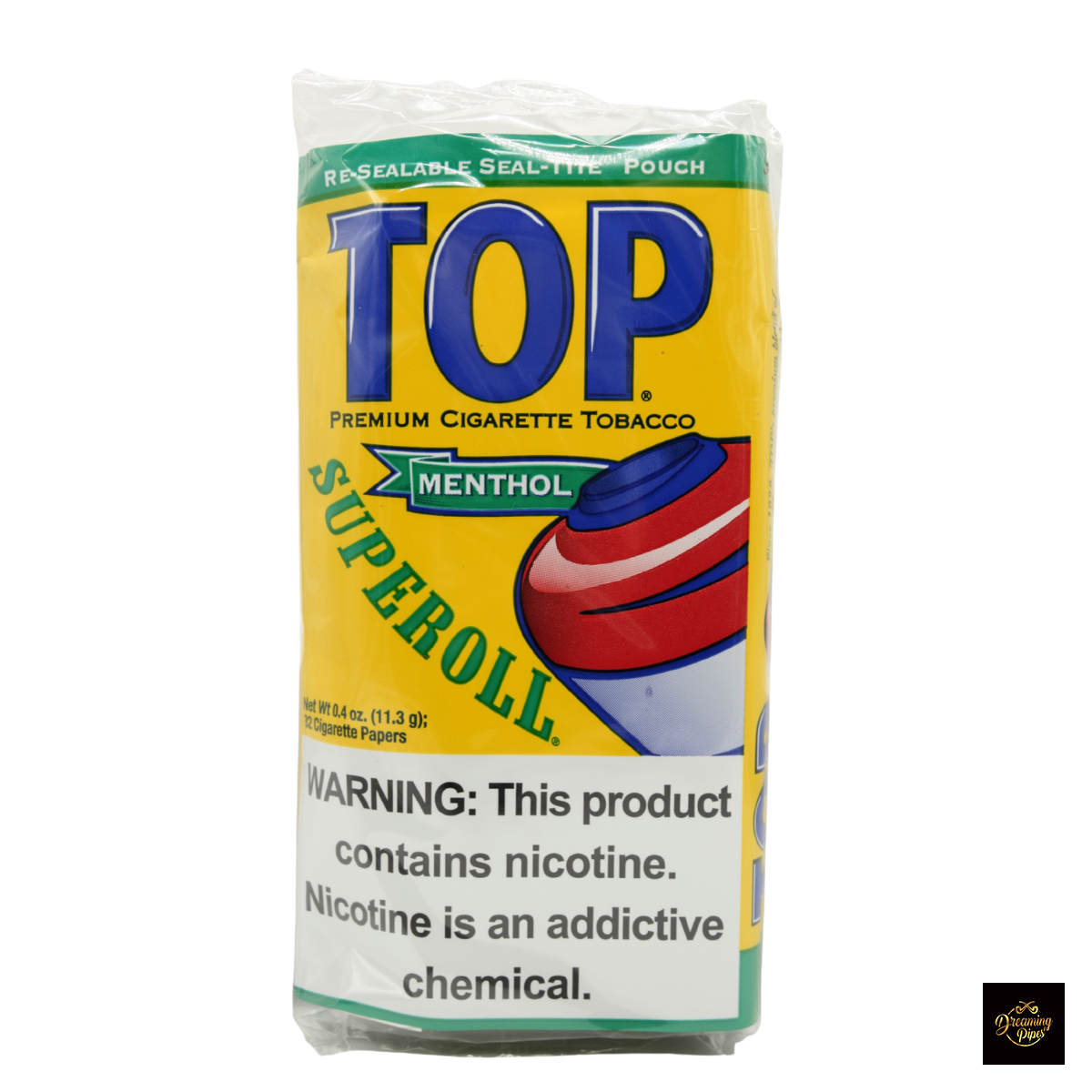 Top Superoll Pouch Menthol 0.4oz