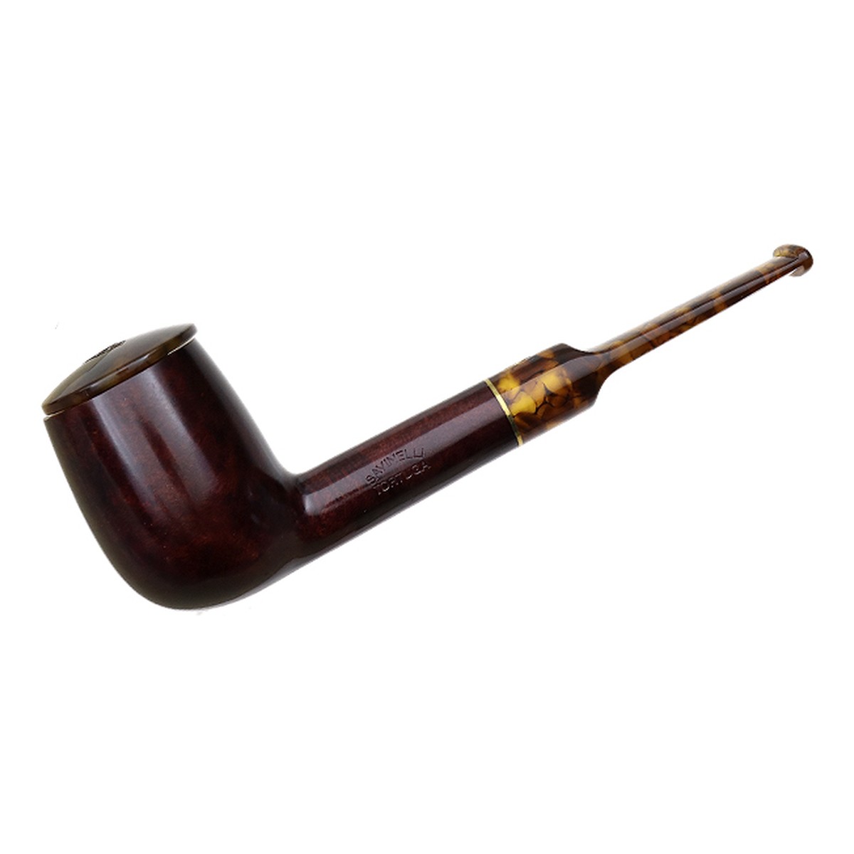 Savinelli Pipes Tortuga Smooth (114 KS) (6mm)