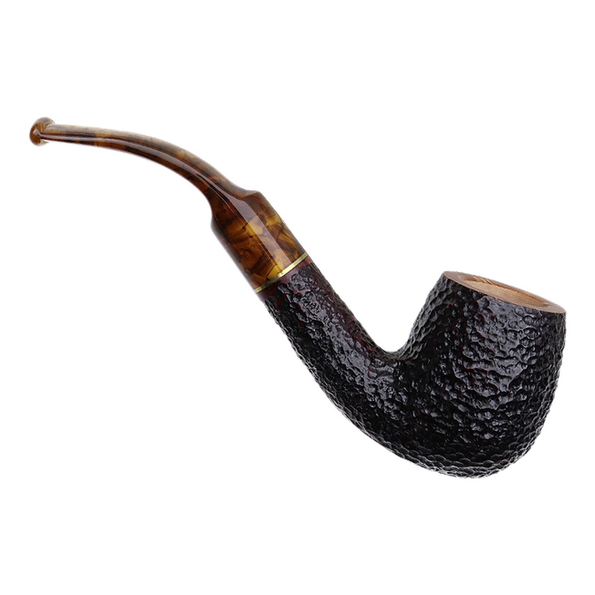 Savinelli Pipes Tortuga Rusticated (603) (6mm) - 图片 2
