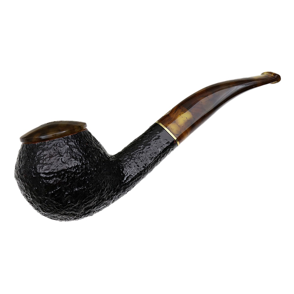 Savinelli Pipes Tortuga Rusticated (673 KS) (6mm)