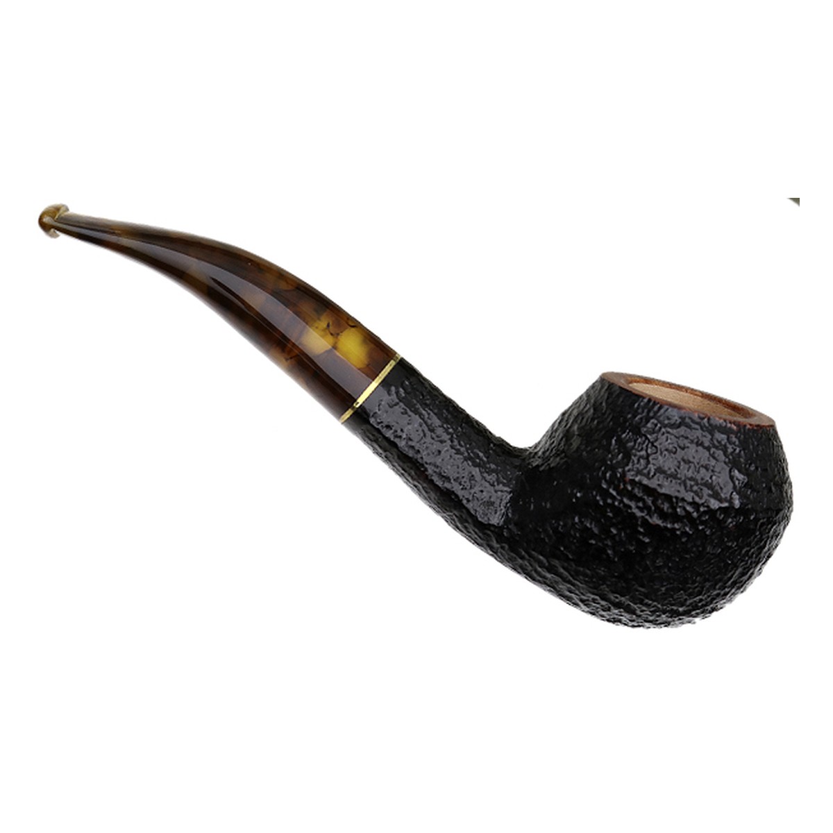 Savinelli Pipes Tortuga Rusticated (673 KS) (6mm) - Image 2