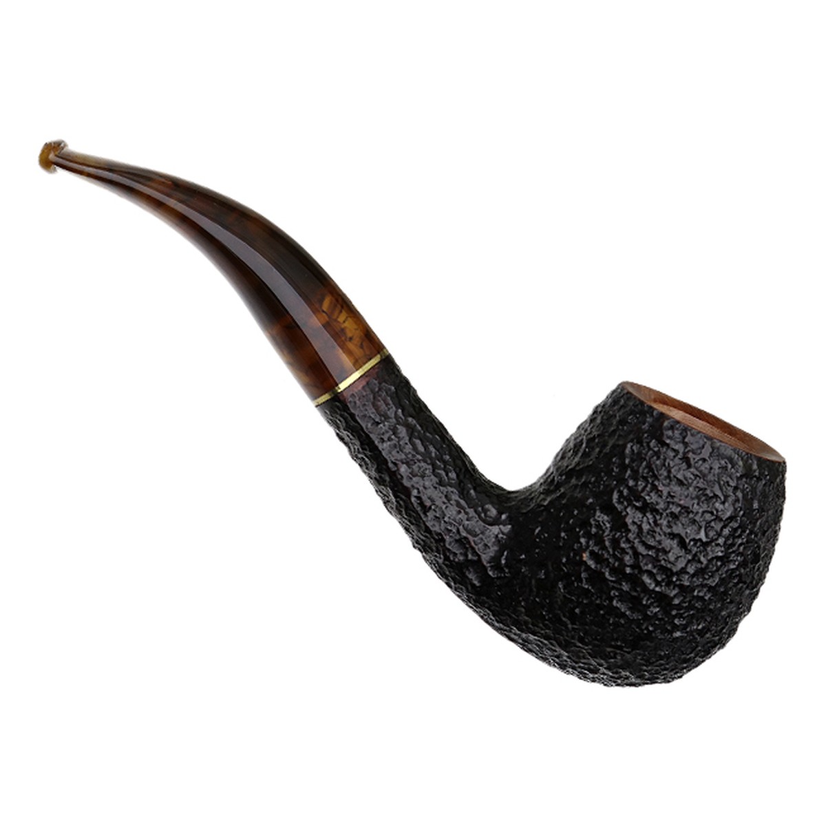 Savinelli Pipes Tortuga Rusticated (677 KS) (6mm) - 图片 2