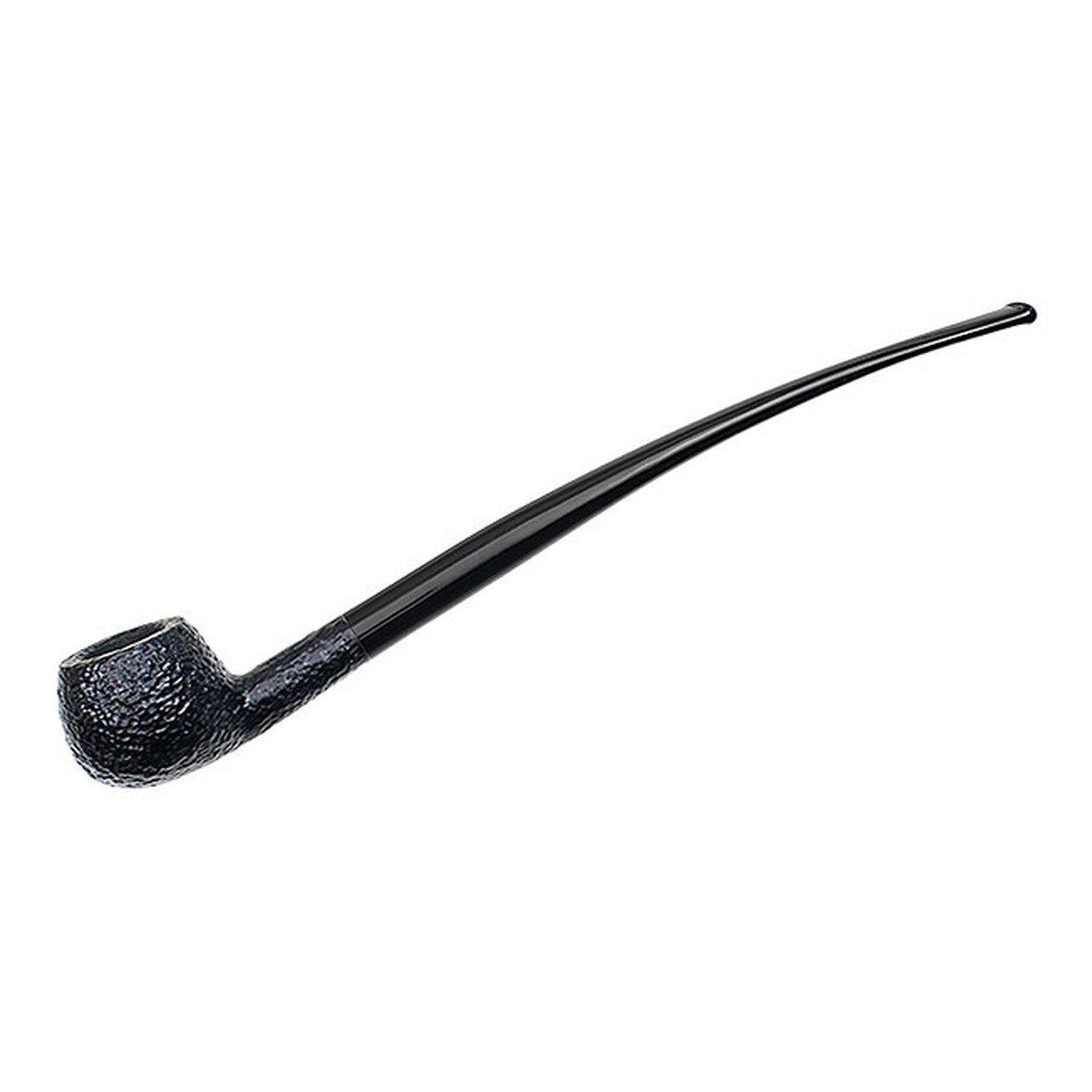 Savinelli Pipes Churchwarden Black Rusticated (313)