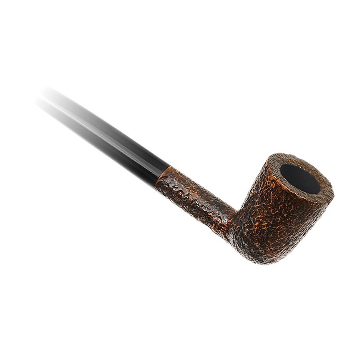 Savinelli Pipes Churchwarden Brown Rusticated (401) - 图片 2