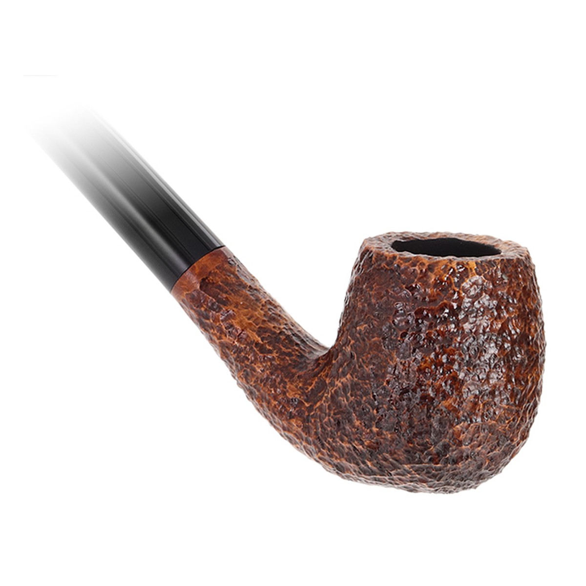 Savinelli Pipes Churchwarden Brown Rusticated (601) - 图片 2