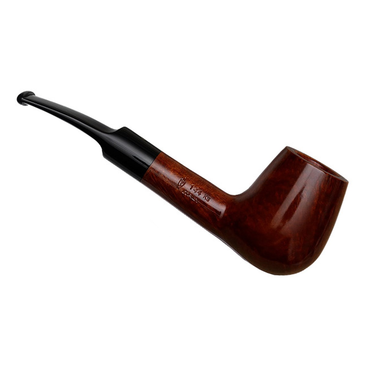 Savinelli Pipes Punto Oro Gold Smooth (144 KS) (6mm) - 图片 2