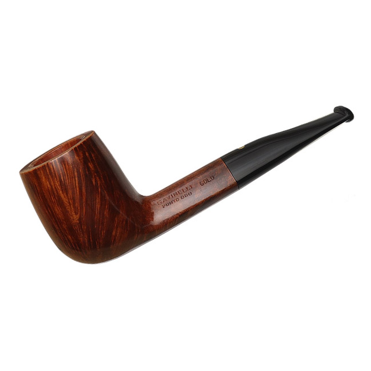 Savinelli Pipes Punto Oro Gold Smooth (129) (6mm)
