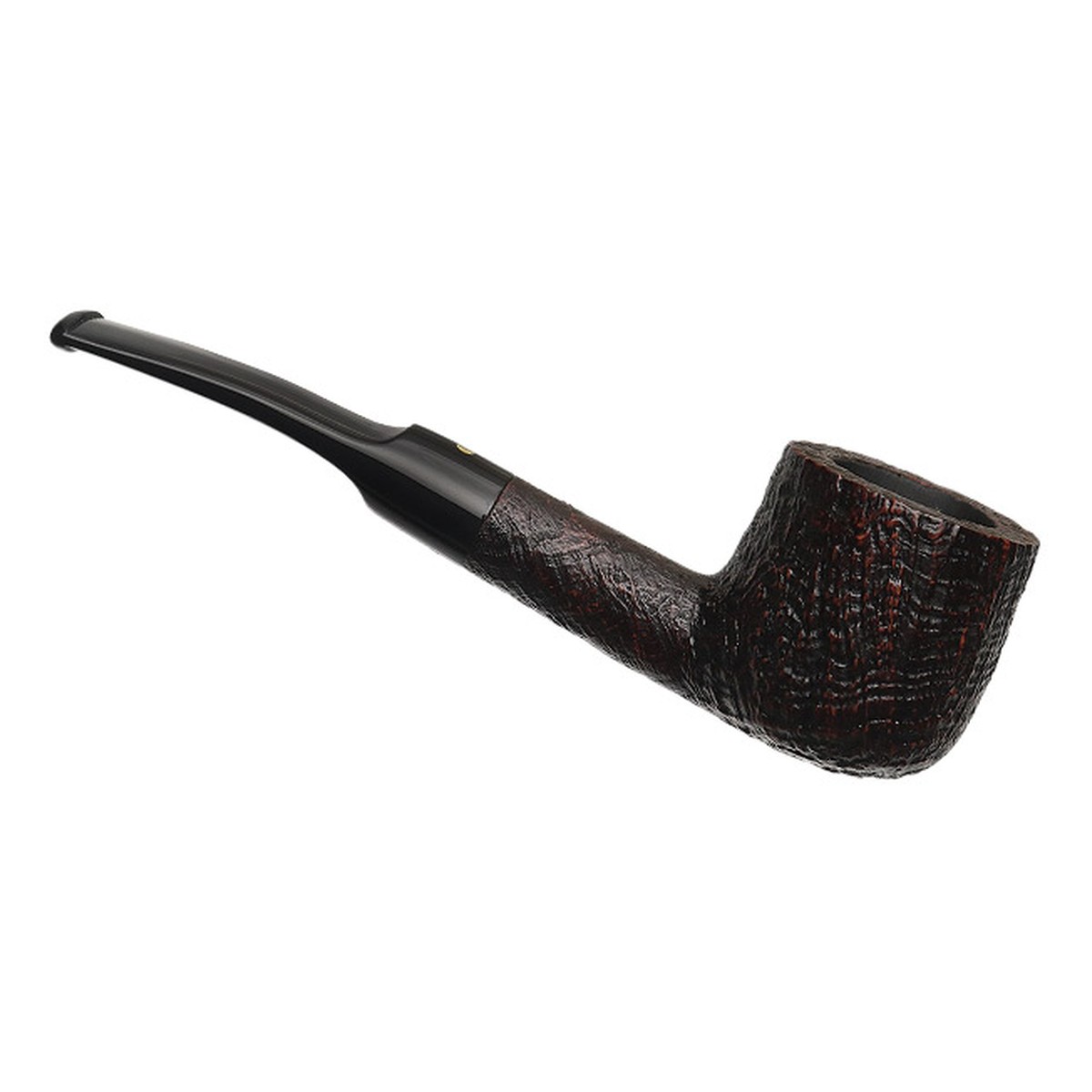 Savinelli Pipes Punto Oro Gold Sandblasted (122) (6mm) - 图片 2