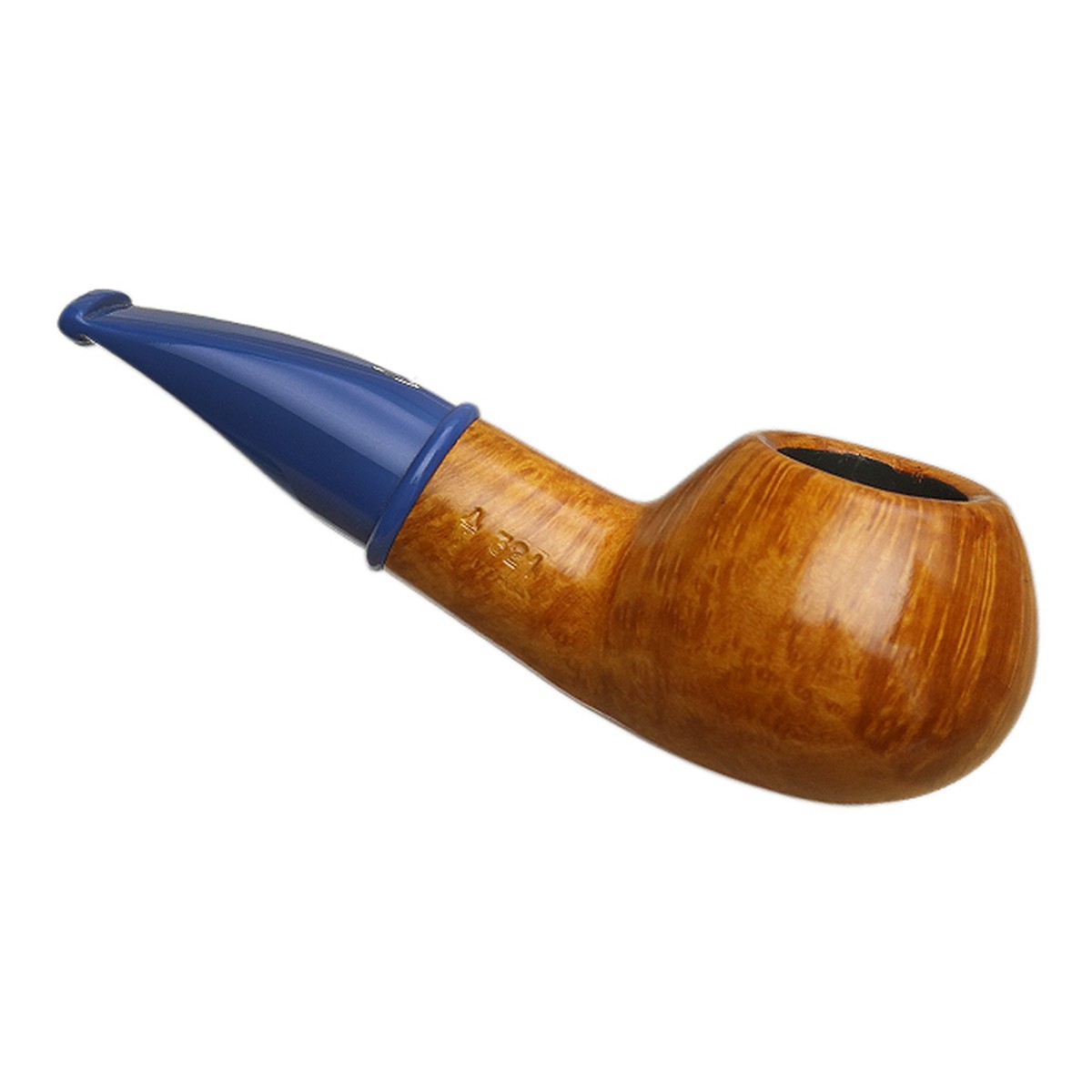 Savinelli Pipes Mini Smooth Blue Stem (321) (6mm) - Image 2