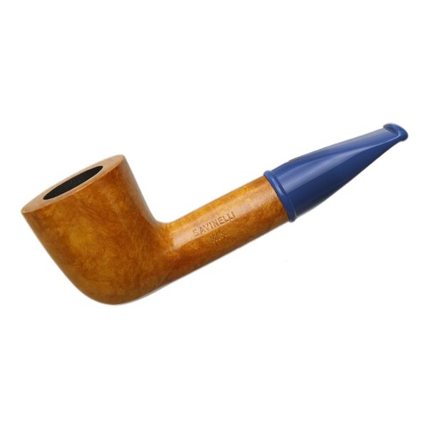 Savinelli Pipes Mini Smooth Blue Stem (409) (6mm)