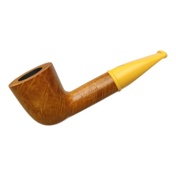 Savinelli Pipes Mini Smooth Yellow Stem (409) (6mm)