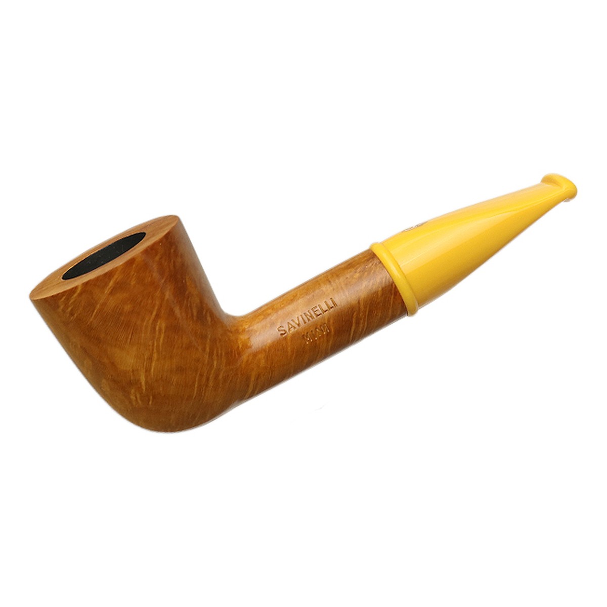 Savinelli Pipes Mini Smooth Yellow Stem (409) (6mm)
