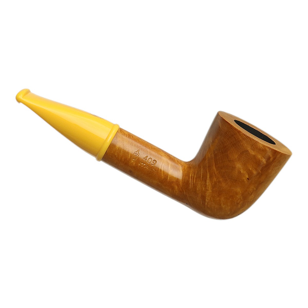 Savinelli Pipes Mini Smooth Yellow Stem (409) (6mm) - 图片 2