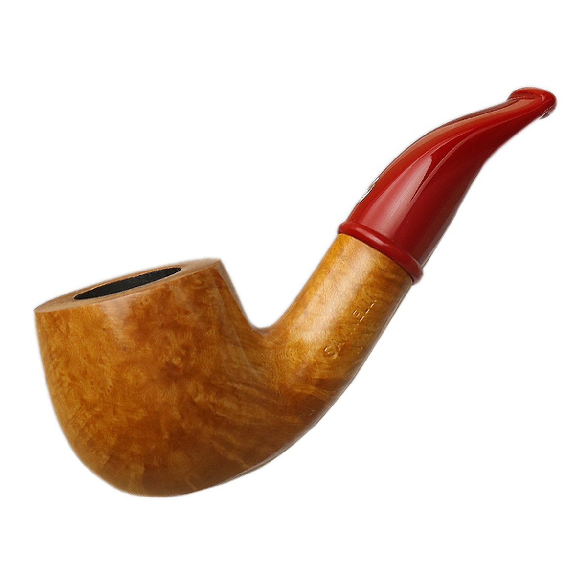 Savinelli Pipes Mini Smooth Red Stem (601) (6mm)