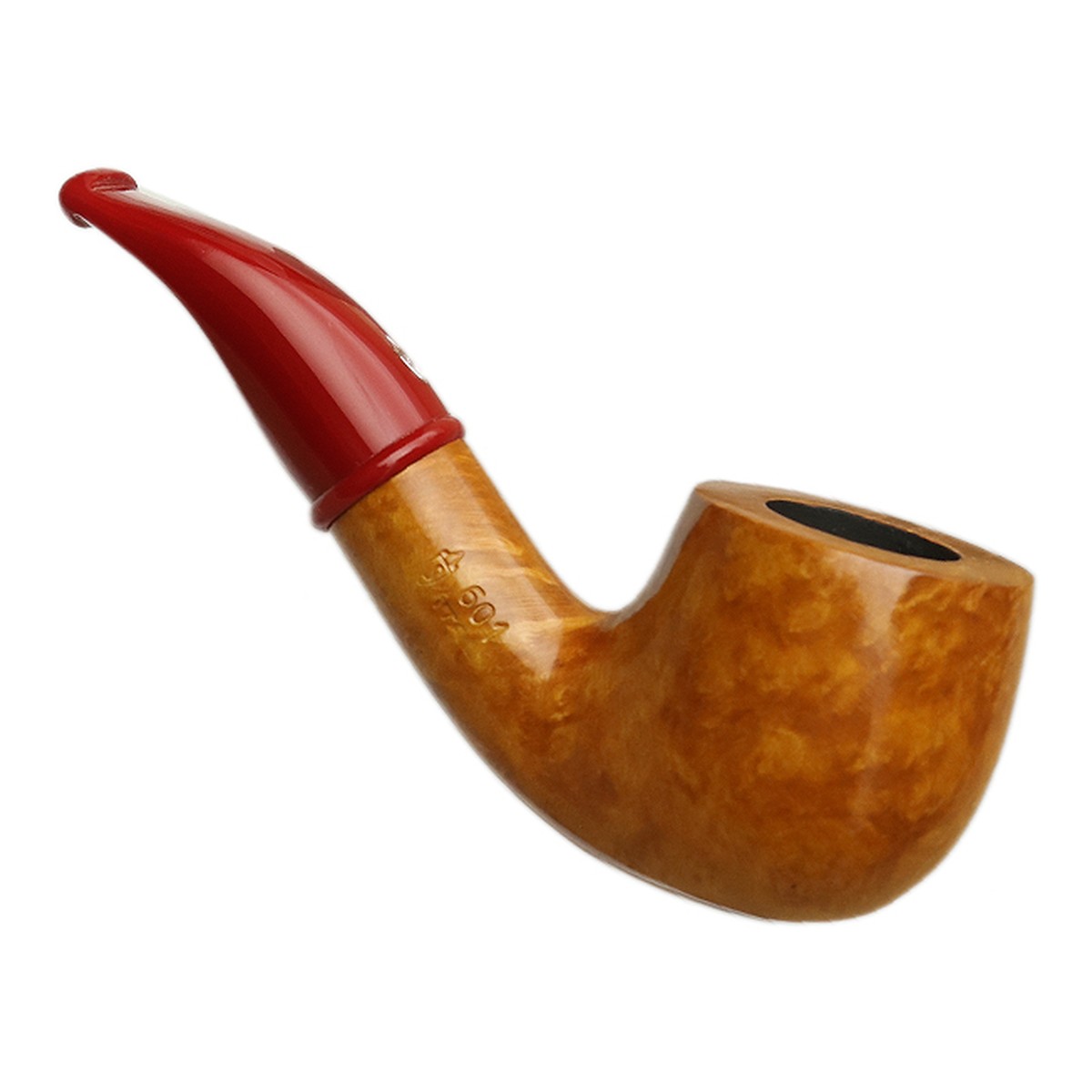 Savinelli Pipes Mini Smooth Red Stem (601) (6mm) - 图片 2