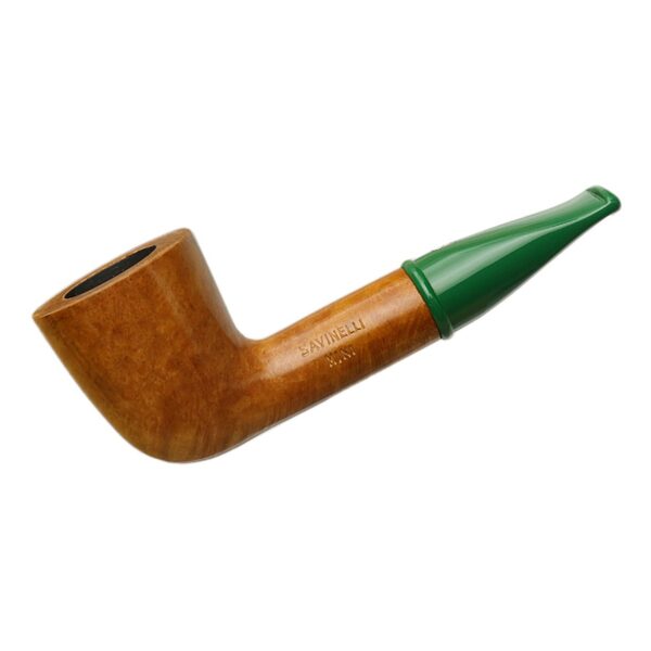 Savinelli Pipes Mini Smooth Green Stem (409) (6mm)