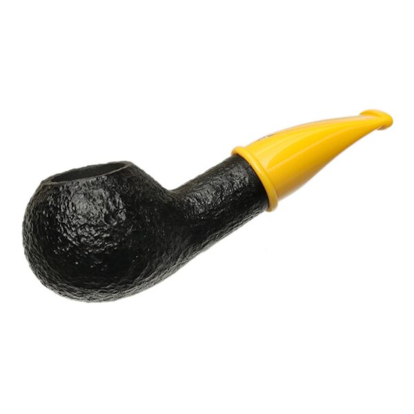 Savinelli Pipes Mini Rusticated Yellow Stem (321) (6mm)