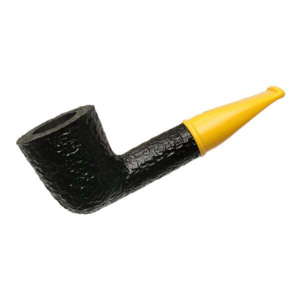 Savinelli Pipes Mini Rusticated Yellow Stem (409) (6mm)