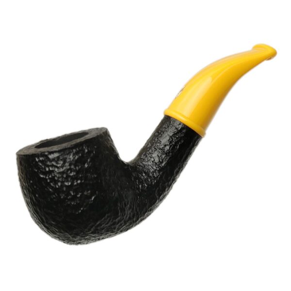Savinelli Pipes Mini Rusticated Yellow Stem (601) (6mm)