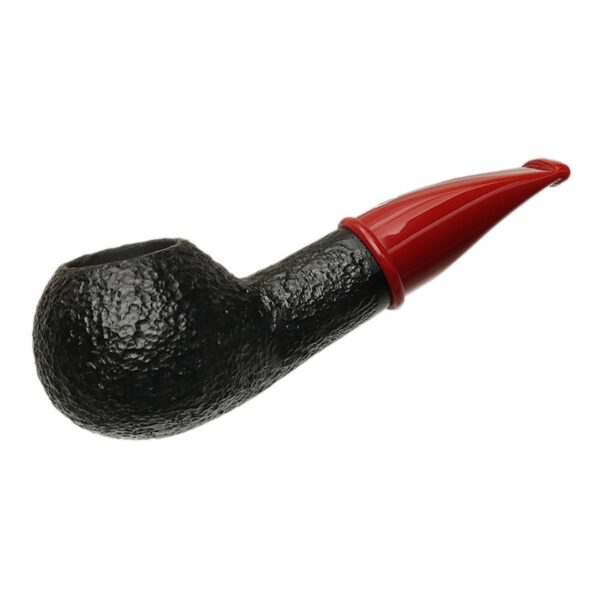 Savinelli Pipes Mini Rusticated Red Stem (321) (6mm)